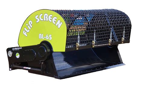 skid steer dirt screener|flip screen for skid steer.